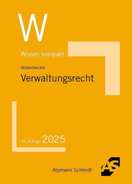 Buchcover und Innenansicht für das Buch: Verwaltungsrecht