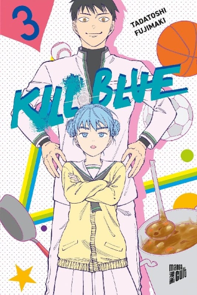 Buchcover und Innenansicht für das Buch: Kill Blue 3