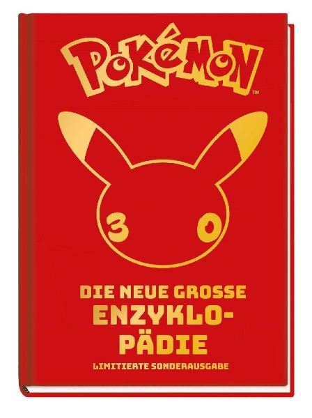 Buchcover und Innenansicht für das Buch: Pokémon: Die neue große Enzyklopädie - Limitierte Sonderausgabe