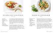 Buchcover und Innenansicht für das Buch: 1 Pfanne - 50 Rezepte