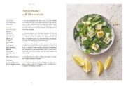 Buchcover und Innenansicht für das Buch: Die Longevity-Food-Formel