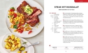 Buchcover und Innenansicht für das Buch: Air Fryer - Das Kochbuch. 100 leckere Rezepte für den Air Fryer: Von knusprigen Snacks über herzhafte Hauptgerichte bis hin zu süßen Desserts