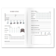 Buchcover und Innenansicht für das Buch: Beifahrer-Gästebuch zum 18. Geburtstag - Kreatives Auto-Gästebuch für Fahranfänger, Führerschein & Neues Auto