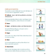 Buchcover und Innenansicht für das Buch: 12 Kinderyoga-Mitmachgeschichten