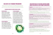 Buchcover und Innenansicht für das Buch: Die Peace Food Keto-Kur