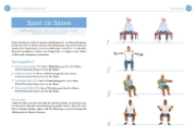 Buchcover und Innenansicht für das Buch: 10-Minute Strength Training Exercises for Seniors
