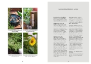 Buchcover und Innenansicht für das Buch: Selbstversorgung aus dem Balkon-Hochbeet