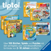 Buchcover und Innenansicht für das Buch: tiptoi® Lern mit mir! Deutsch 1. Klasse