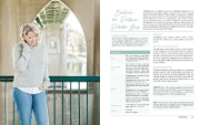 Buchcover und Innenansicht für das Buch: Seamless Knit Sweaters in 2 Weeks: 20 Patterns for Flawless Cardigans, Pullovers, Tees and More