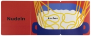 Buchcover und Innenansicht für das Buch: Jamies erstes Kochbuch für Minis. Koch mit mir! Nudeln