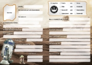 Buchcover und Innenansicht für das Buch: Star Wars The Mandalorian: Freundebuch