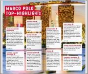 Buchcover und Innenansicht für das Buch: MARCO POLO Reiseführer Singapur