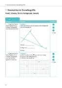 Buchcover und Innenansicht für das Buch: Ich kann Mathe - Geometrie 5./6. Klasse