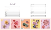 Buchcover und Innenansicht für das Buch: Origami-Flowers - Wunderschöne Blüten zum Dekorieren & Verschenken