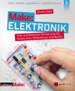 Buchcover und Innenansicht für das Buch: Make: Elektronik