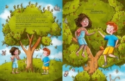 Buchcover und Innenansicht für das Buch: Mutmurmeln für den ersten Schultag