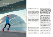 Buchcover und Innenansicht für das Buch: Marathon-Gold: Richard Ringers Trainingsphilosophie