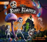 Buchcover und Innenansicht für das Buch: Kuno Klapper und das große Geistertreffen
