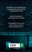 Buchcover und Innenansicht für das Buch: Hotel Ambrosia - Du. Entkommst. Nicht.