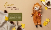 Buchcover und Innenansicht für das Buch: Lulu loves the moon  - Amigurumi-Lieblingspuppen häkeln mit @lululovesthemoon