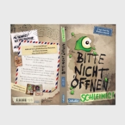 Buchcover und Innenansicht für das Buch: Bitte nicht öffnen 2: Schleimig!