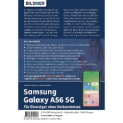 Buchcover und Innenansicht für das Buch: Samsung Galaxy A56 5G - Für Einsteiger ohne Vorkenntnisse