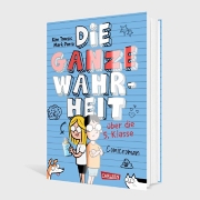 Buchcover und Innenansicht für das Buch: Die ganze Wahrheit über die 5. Klasse