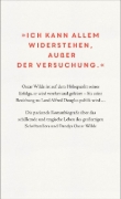 Buchcover und Innenansicht für das Buch: Das Bildnis des Oscar Wilde