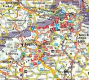 Buchcover und Innenansicht für das Buch: ROTHER Wanderführer Böhmische Schweiz. 55 Touren im tschechischen Teil des Elbsandsteingebirges - mit Böhmischem Mittelgebirge