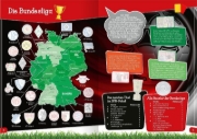 Buchcover und Innenansicht für das Buch: Das große Fußball-Stickerbuch