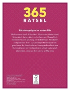 Buchcover und Innenansicht für das Buch: 365 Rätsel