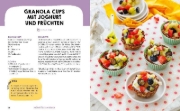 Buchcover und Innenansicht für das Buch: Voll veggie! Airfryer für Teenager