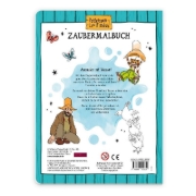 Buchcover und Innenansicht für das Buch: Trötsch Pettersson & Findus Zaubermalbuch