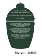 Buchcover und Innenansicht für das Buch: Kochen mit dem Big Green Egg