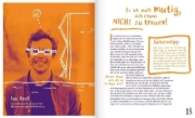 Buchcover und Innenansicht für das Buch: Keine Angst vor der Angst. Ein Buch wie 100 Freundinnen und Freunde