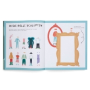 Buchcover und Innenansicht für das Buch: Das Grand Hotel der Gefühle Mitmachbuch