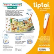 Buchcover und Innenansicht für das Buch: tiptoi® Suchen und Entdecken - Meine Tiere