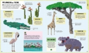 Buchcover und Innenansicht für das Buch: Minecraft Weltatlas