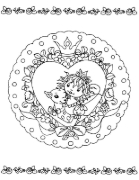 Buchcover und Innenansicht für das Buch: Malblock mit Glitzersteinchen: Mandalas