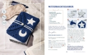 Buchcover und Innenansicht für das Buch: Buchhüllen häkeln - mit crochetinglara