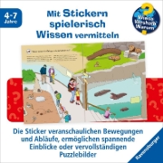 Buchcover und Innenansicht für das Buch: Wieso? Weshalb? Warum? Stickerheft: Im Zoo