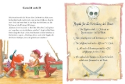 Buchcover und Innenansicht für das Buch: Der kleine Drache Kokosnuss - Abenteuer & Wissen - Die Piraten