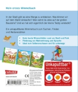 Buchcover und Innenansicht für das Buch: Unkaputtbar: Mein erstes Wimmelbuch: Unterwegs in der Stadt