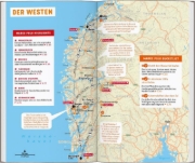Buchcover und Innenansicht für das Buch: MARCO POLO Reiseführer Norwegen