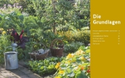 Buchcover und Innenansicht für das Buch: Der Biogarten