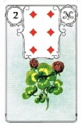 Buchcover und Innenansicht für das Buch: Lenormand Blaue Eule