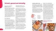 Buchcover und Innenansicht für das Buch: Airfryer Familienrezepte