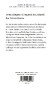 Buchcover und Innenansicht für das Buch: Die Zerstörung des Nahen Ostens