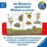 Buchcover und Innenansicht für das Buch: Wieso? Weshalb? Warum? Stickerheft: Im Wald