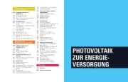 Buchcover und Innenansicht für das Buch: Photovoltaik & Batteriespeicher